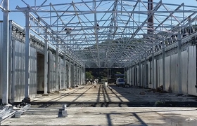 黑龙江木材烘干窑——窑体安装